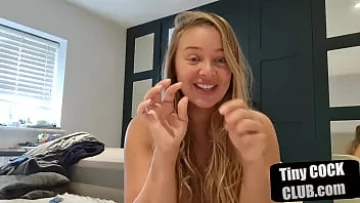 Play كبير Titted شقراء فاتنة يستمتع مع الديك الصغ