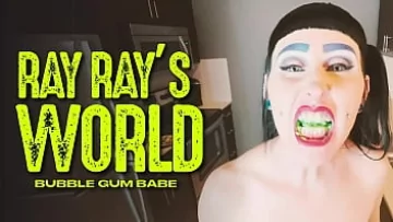 Play متعة دسار Diy Ray Ray Xxx يصبح غريبًا مع العلكة وال