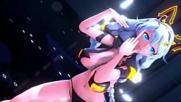 Play MMD H I B A N A Kiana في جلسة مشبع بالبخار Honkai Impact 3rd Session