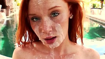 Play تجميع كسس الحيوانات المنوية في الفم والوجه